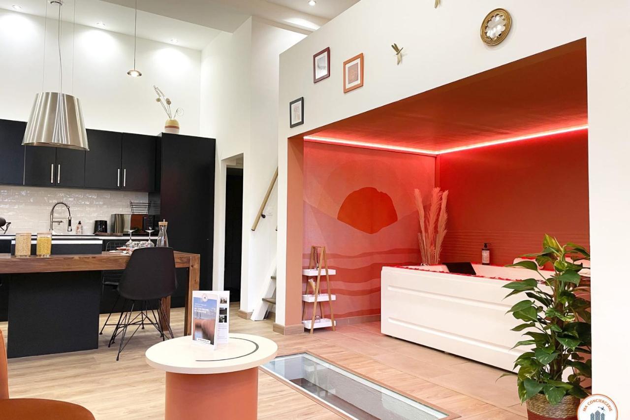 L'Orient-Express - Jacuzzi Spa - Parking - Loft Le Havre Dış mekan fotoğraf